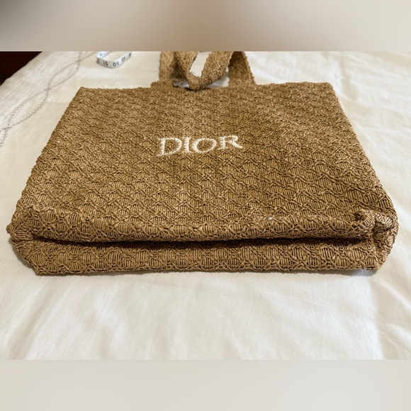 Dior Textured Tan Tote Bag - Picture 7 of 7